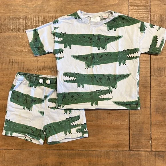 Zara Matching Sets Zara Crocodile Jogging Set Poshmark